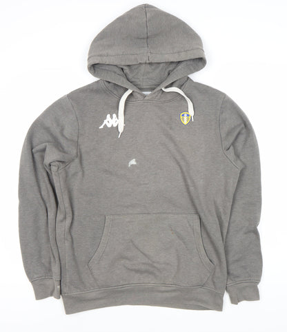 Kappa Men's Grey Pullover Hoodie Medium