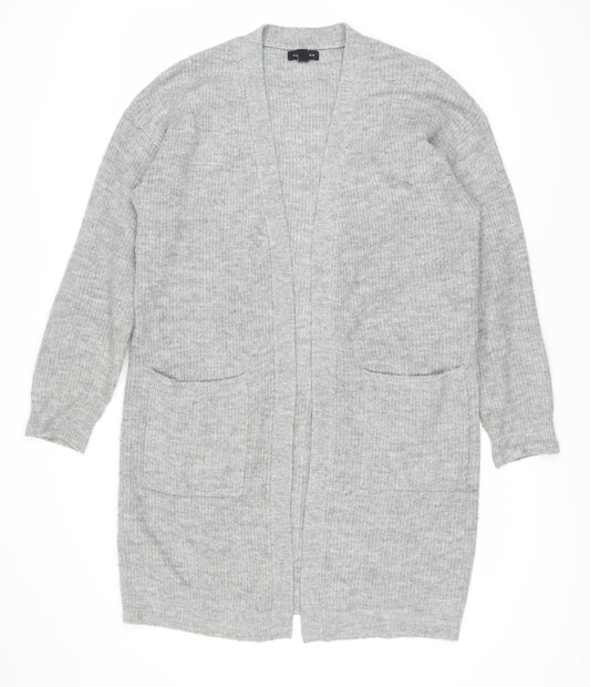New Look Women's Grey Open Front Cardigan Size S