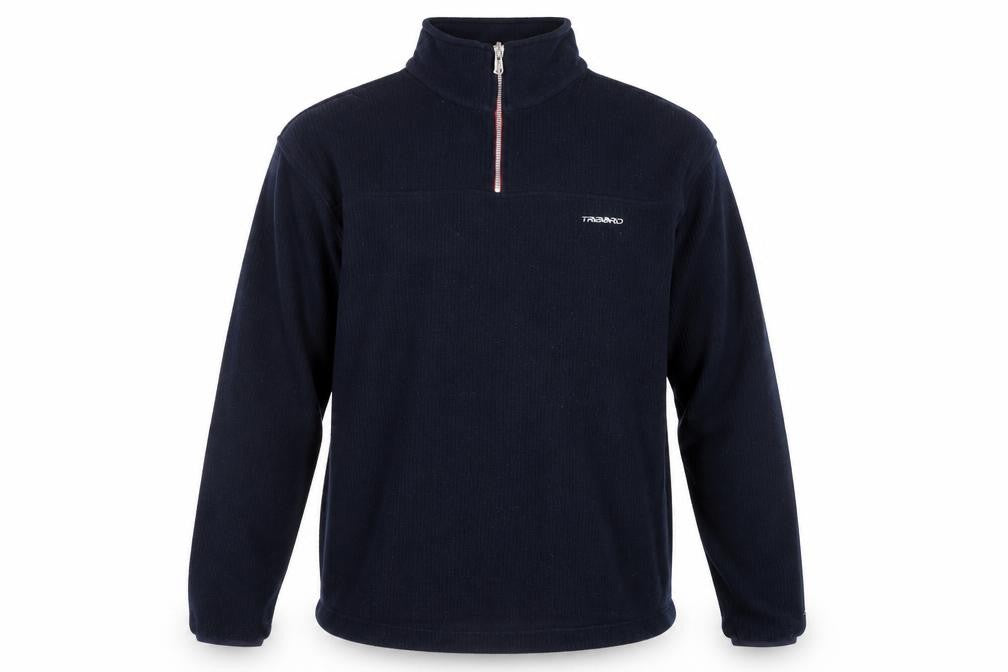 Tribord Men's Blue Full Zip Fleece Hoodie M