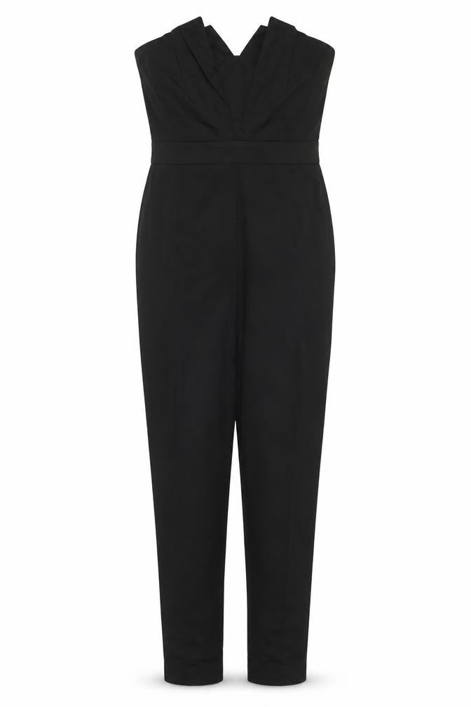 ASOS Women's Black Jumpsuit, Size 12, Regular Fit, Excellent