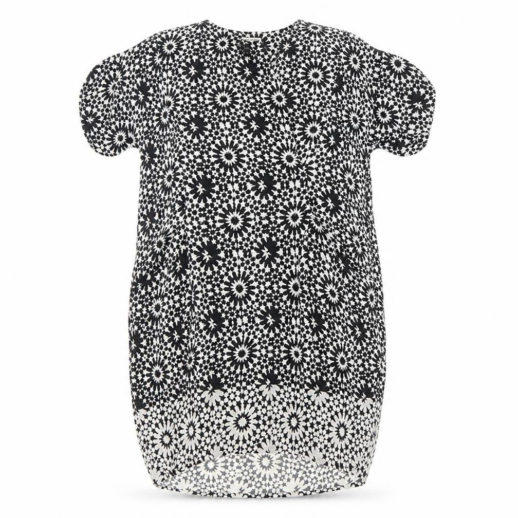 Whistles Women's Black White Geometric Dress UK 16