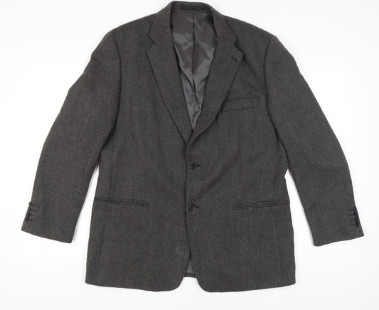 Marks & Spencer Men's Grey Blazer 44 Regular Fit