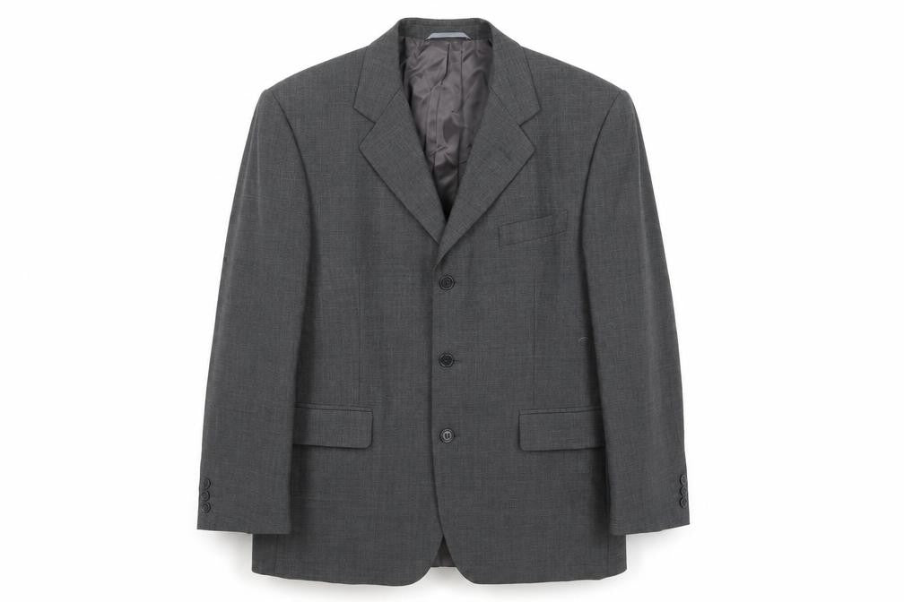 Burton Menswear Grey Wool Blazer Size 44R