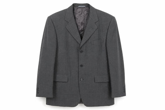 Burton Menswear Grey Wool Blazer Size 44R