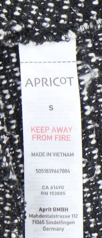 Apricot Women's Black Knit Dress, S, Half Sleeve