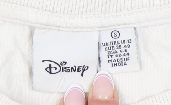 Disney Mickey Mouse Unisex White T-Shirt Size 10