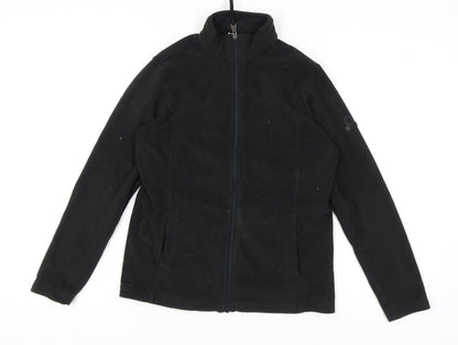TOG24 Women's Black Basic Jacket Size 10 - Full Zip
