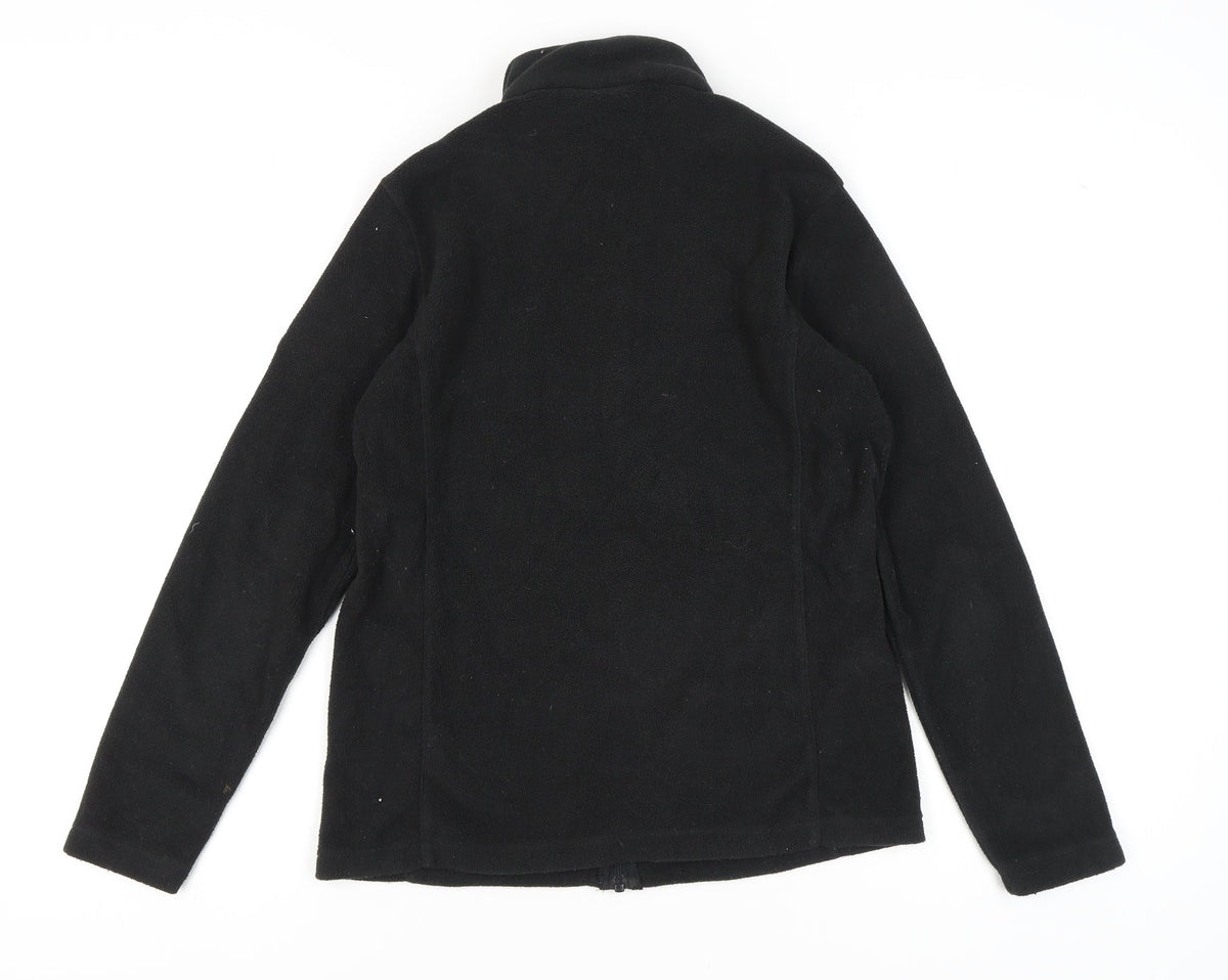 TOG24 Women's Black Basic Jacket Size 10 - Full Zip