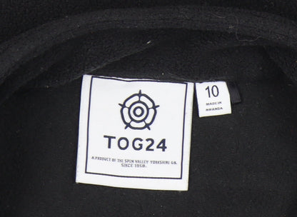 TOG24 Women's Black Basic Jacket Size 10 - Full Zip
