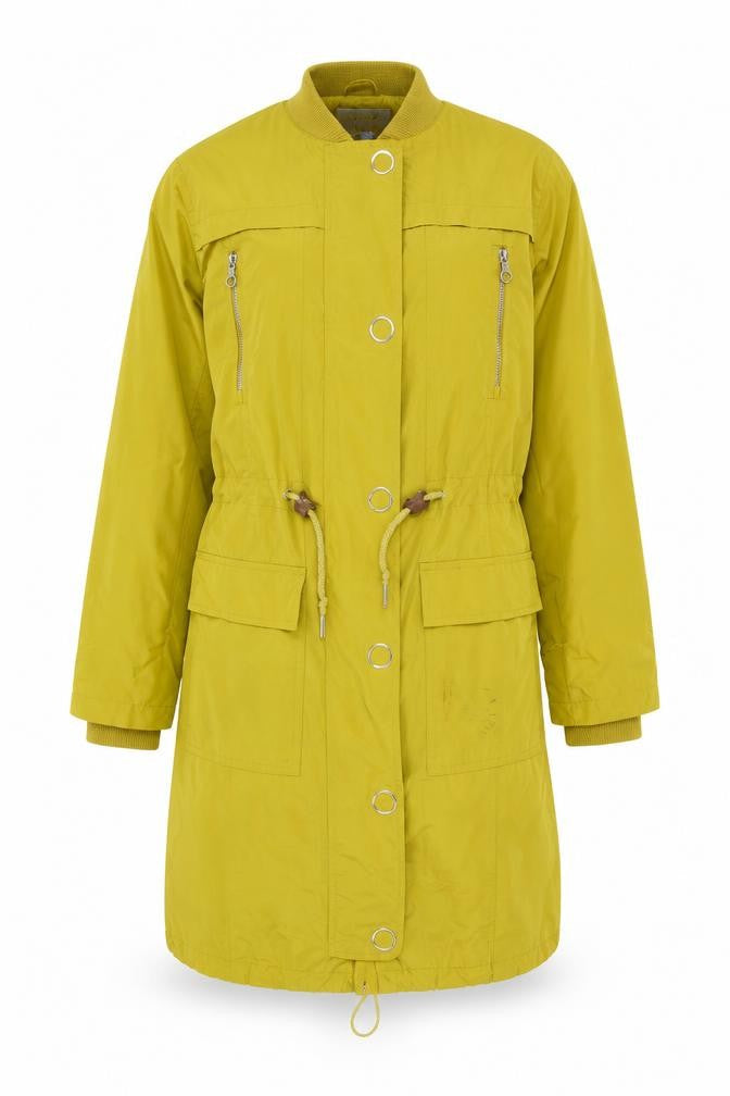 Marks & Spencer Yellow Women's Parka Jacket Size 10