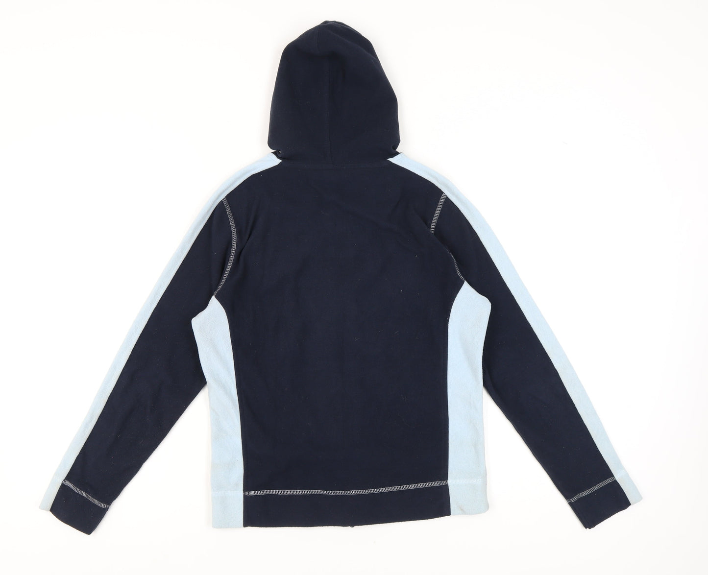 TCM Women's Blue Hooded Fleece Jacket Size 10