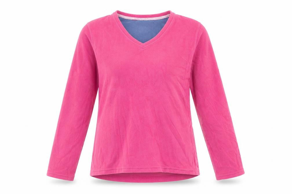 Peter Storm Women's Pink V-Neck Sweatshirt Size 10
