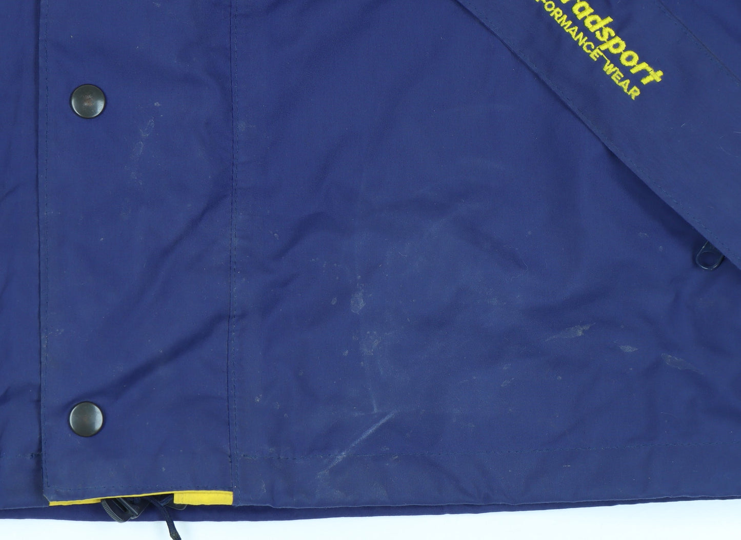 Bradsport Mens Blue Yellow Anorak Jacket S Outdoor