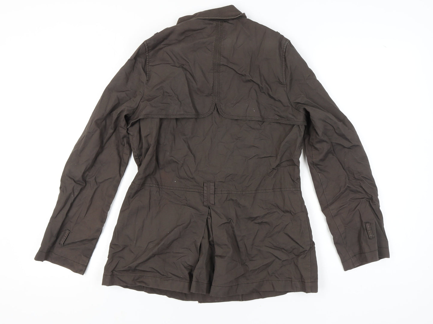 Marks & Spencer Women's Brown Trench Coat Size 8