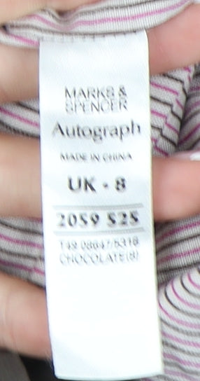 Marks & Spencer Women's Brown Trench Coat Size 8