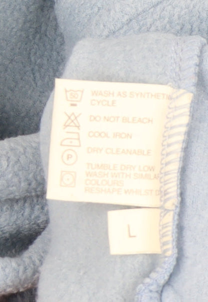 Hawkshead Men’s Blue Fleece Sweatshirt L 1/2 Zip