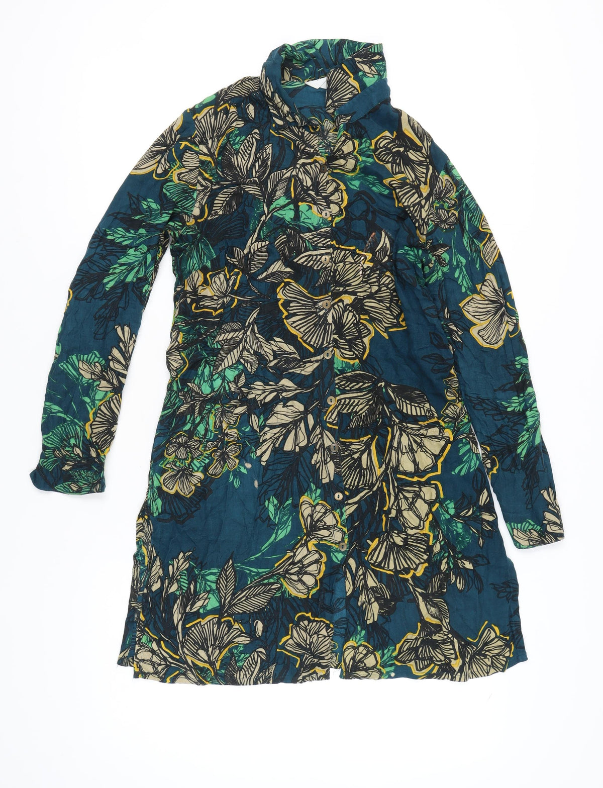 Nomads Women’s Floral Multicoloured Shirt Dress Size 10