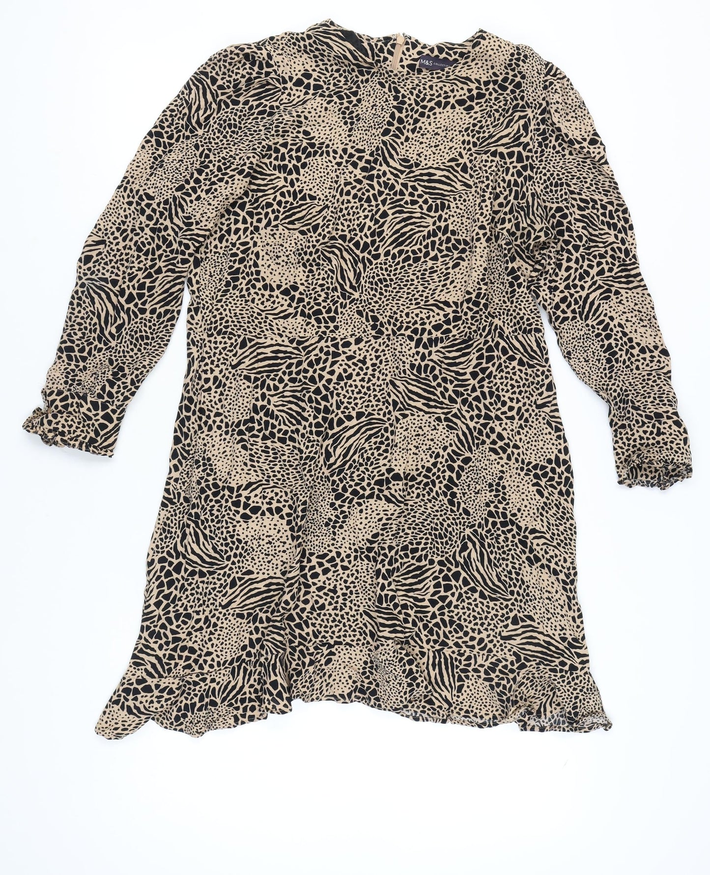 Marks and Spencer Women’s Animal Print Dress 16