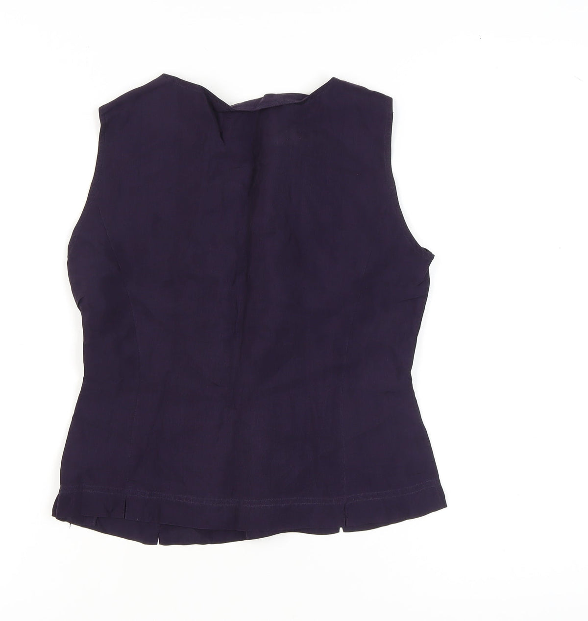 Country Casuals Women’s Purple Sleeveless Blouse - Size 8
