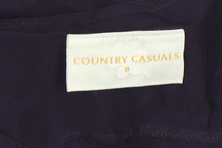 Country Casuals Women’s Purple Sleeveless Blouse - Size 8
