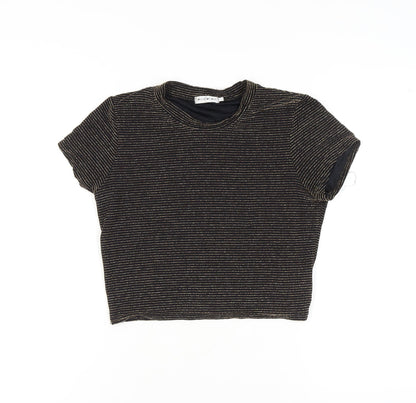Light Before Dark Women's Black L Cropped T-Shirt
