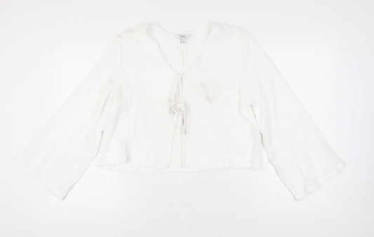 Marks and Spencer Women's White Long Sleeve Top 16