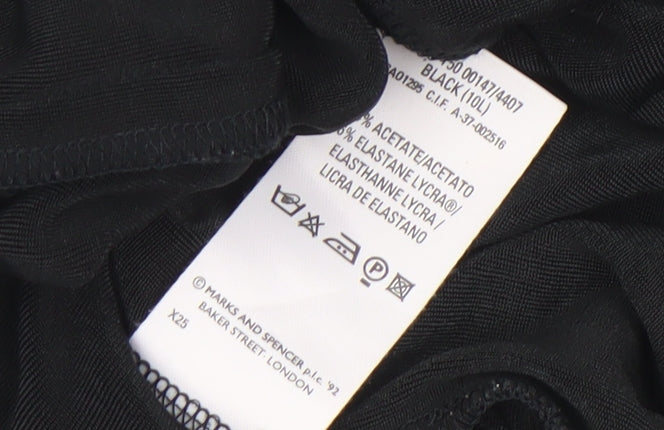 Marks & Spencer Black Long Dress Size 10