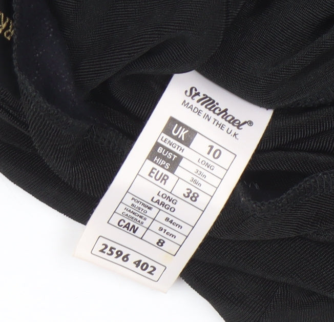 Marks & Spencer Black Long Dress Size 10
