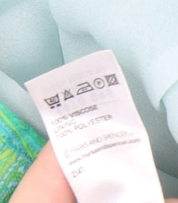 Marks & Spencer Women's Green A-Line Dress