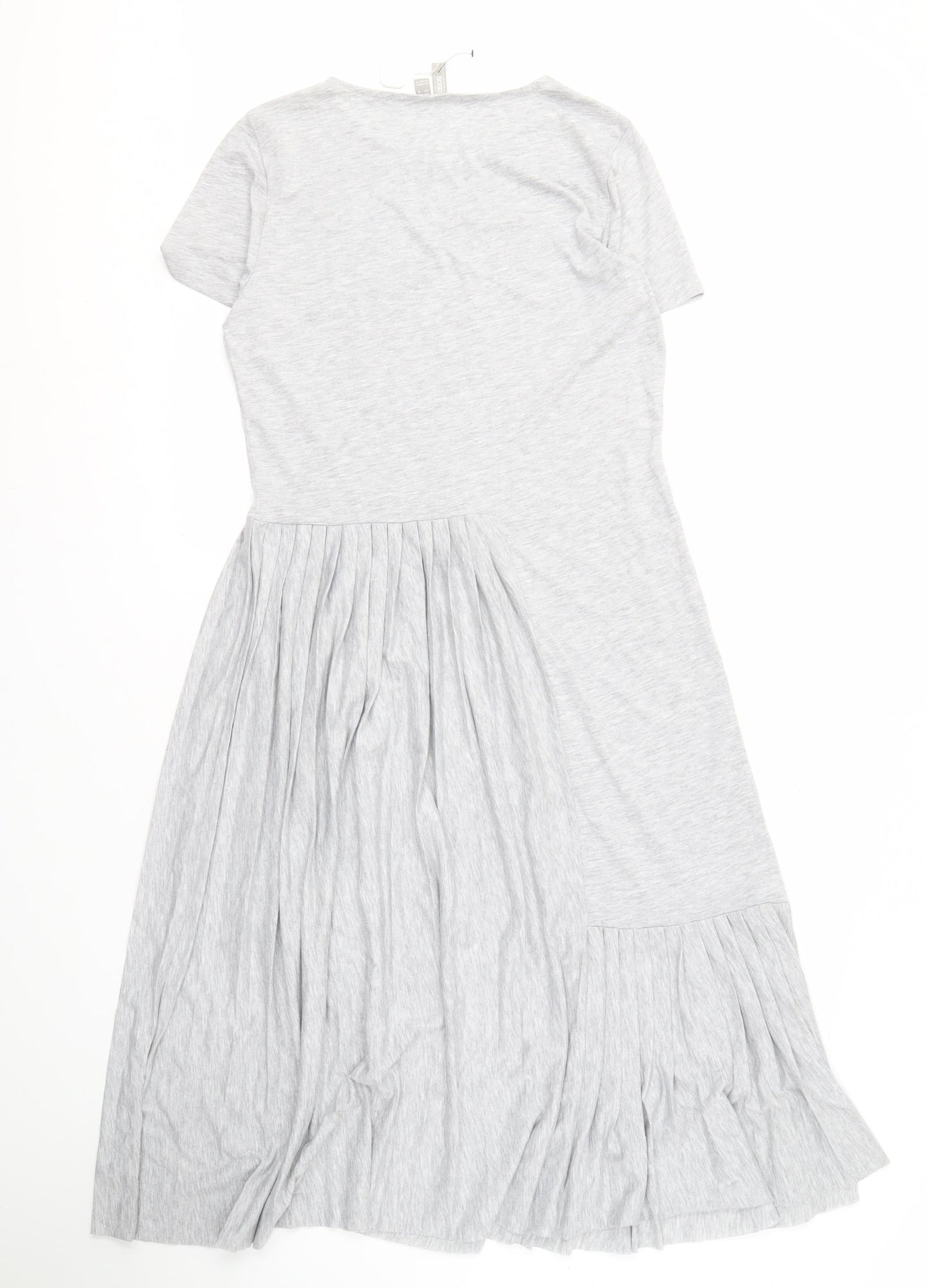 ASOS Women's Grey Short Sleeve Dress Size 10