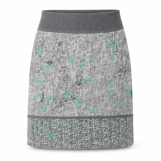 Laura Ashley Womens Grey Cotton Skirt Size 10