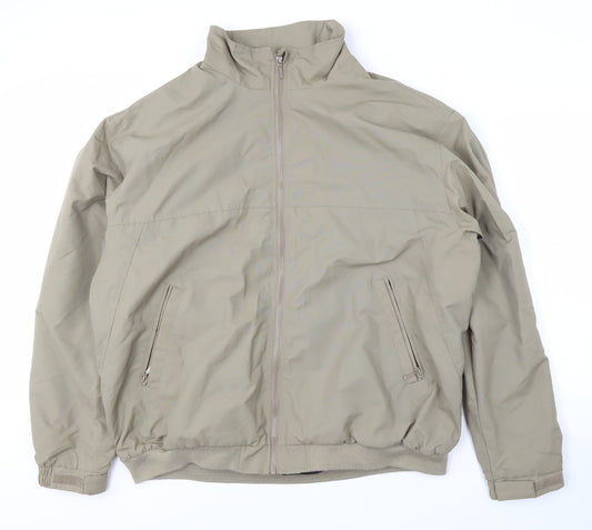 Rappson Men's Beige Jacket C58 with Zipped Pockets