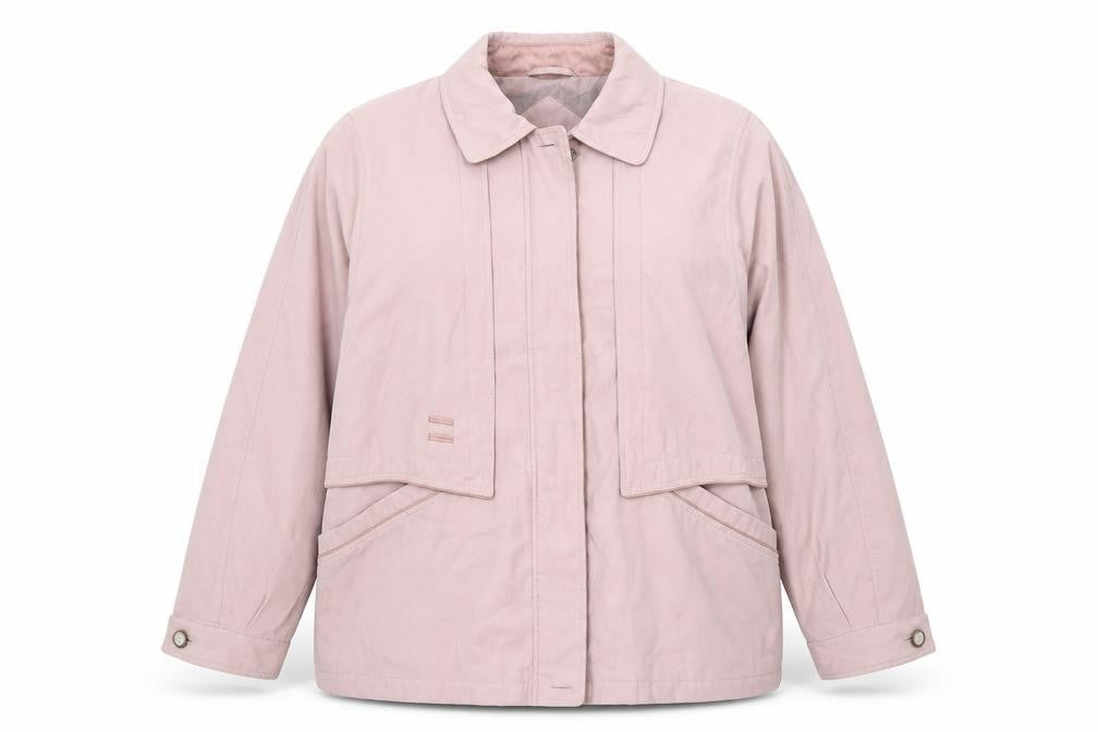 Berkertex Women's Pink Plus Size Jacket, Size 18