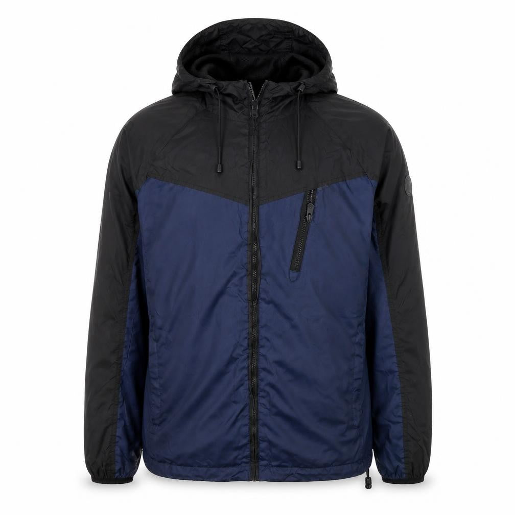 Broken Standard Men's Black Blue Windbreaker M