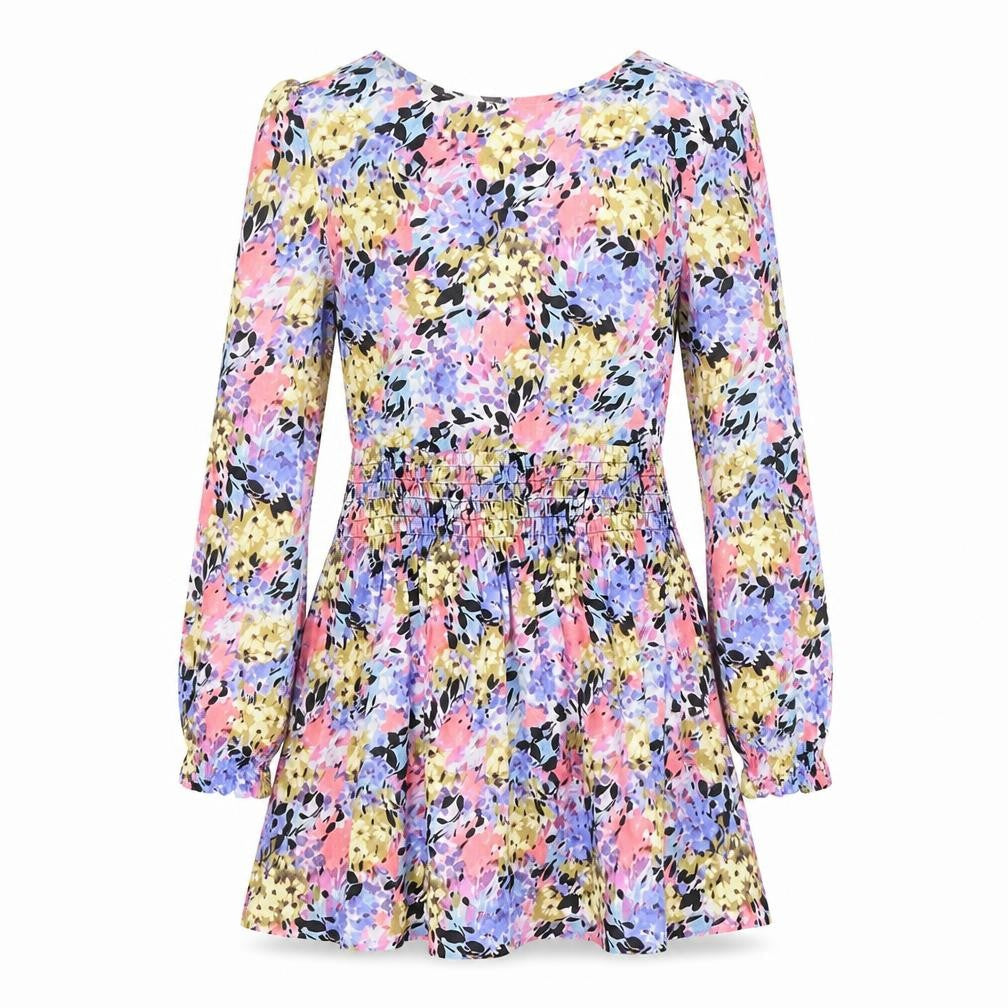 Marks & Spencer Girls Multicoloured Floral Dress 6-7 Years