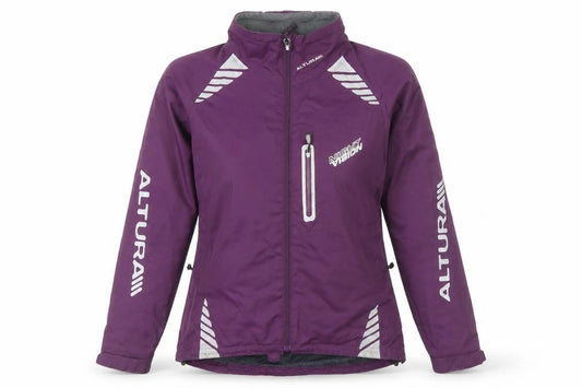 Altura Women's Purple Reflective Waterproof Jacket, Size 10