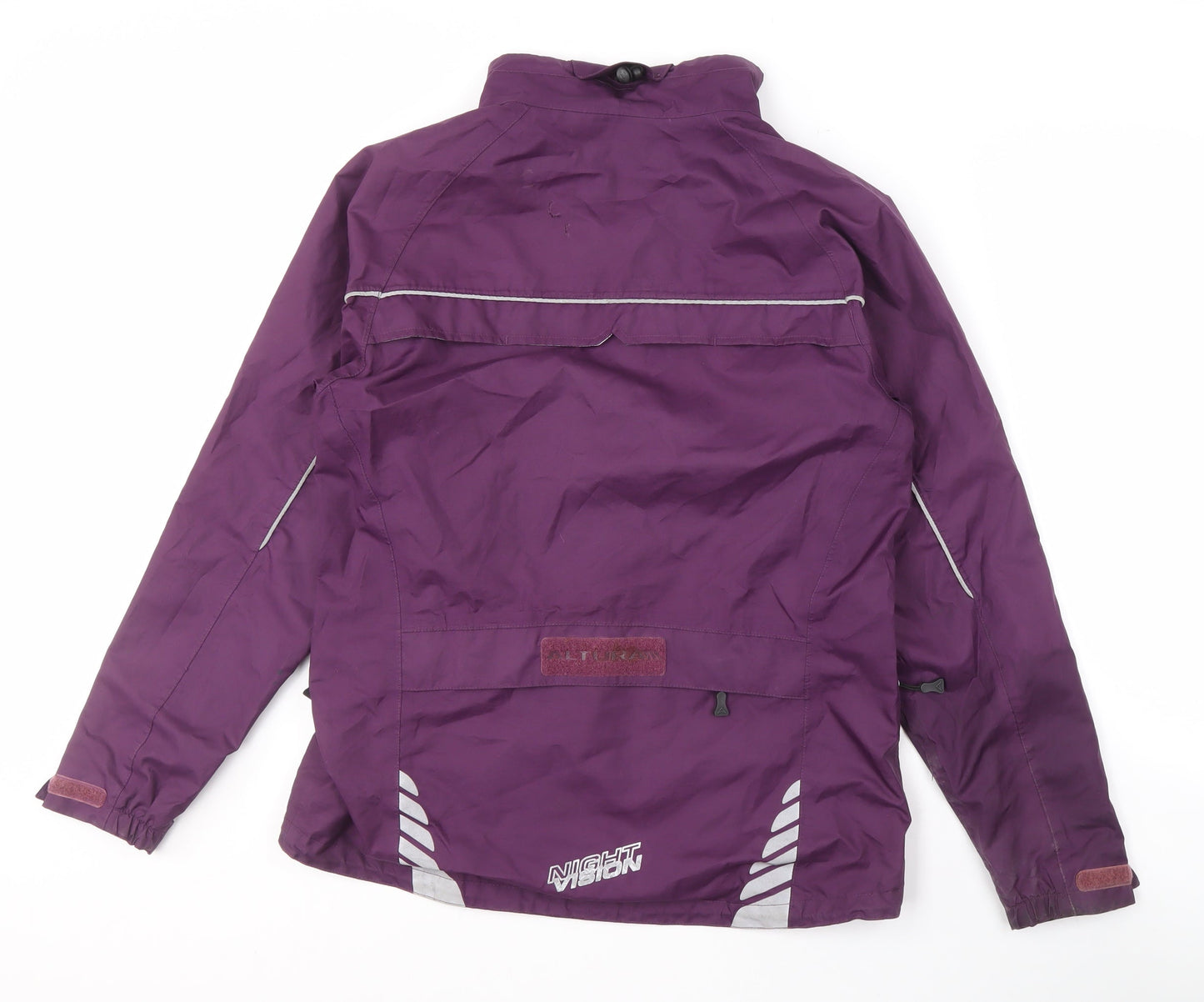 Altura Women's Purple Reflective Waterproof Jacket, Size 10