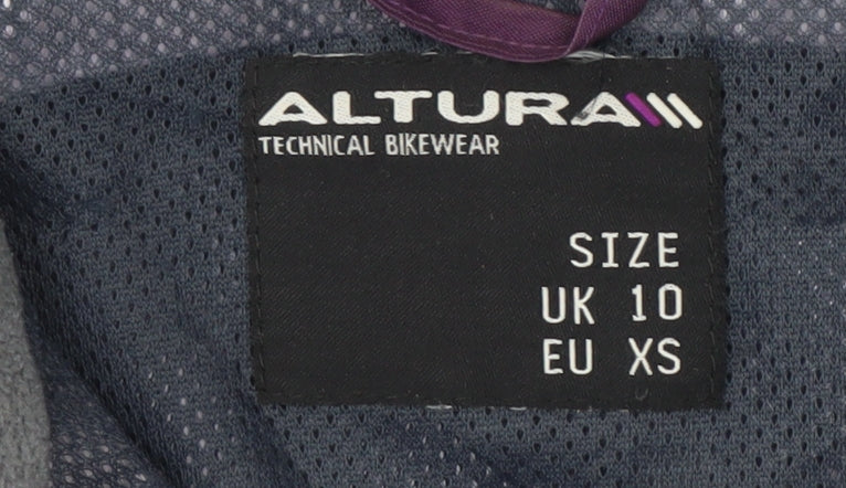 Altura Women's Purple Reflective Waterproof Jacket, Size 10