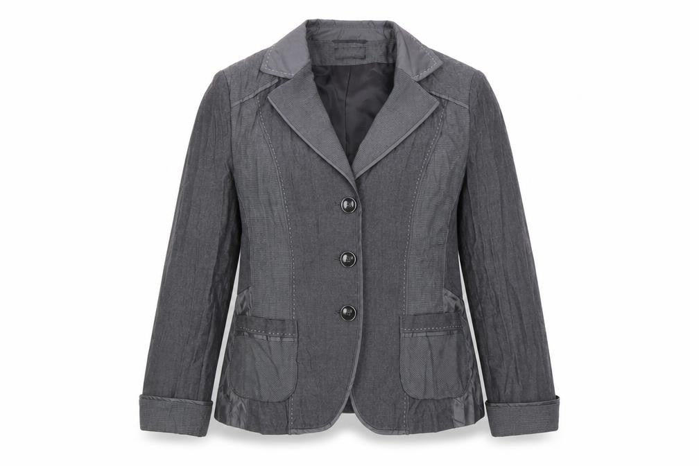 Frank Walder Women's Grey Blazer Size 12 Business Wear