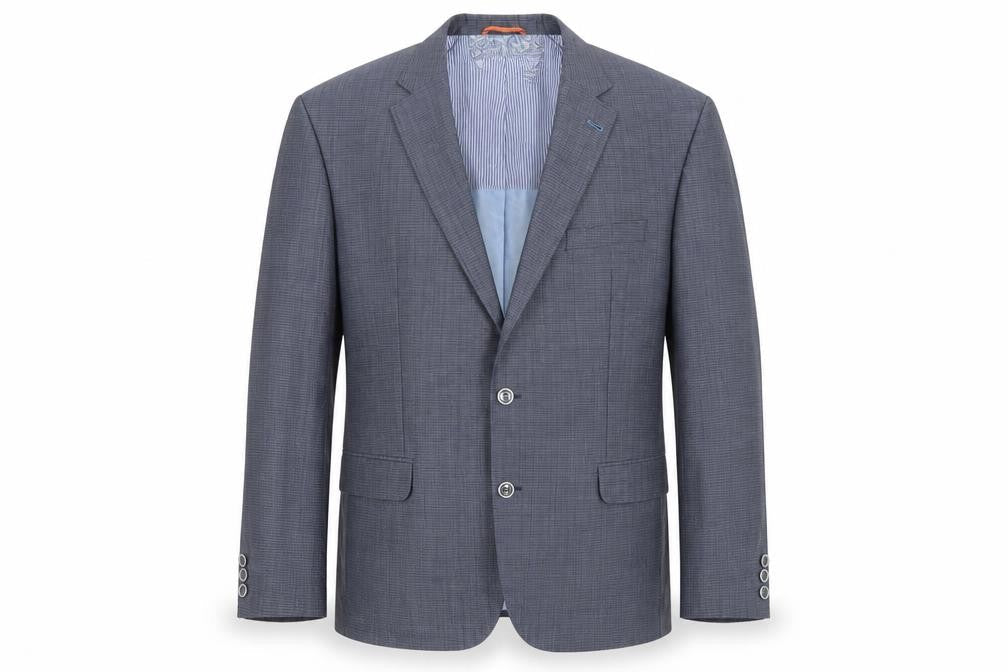 Digel Men's Blue Check Blazer Jacket 56