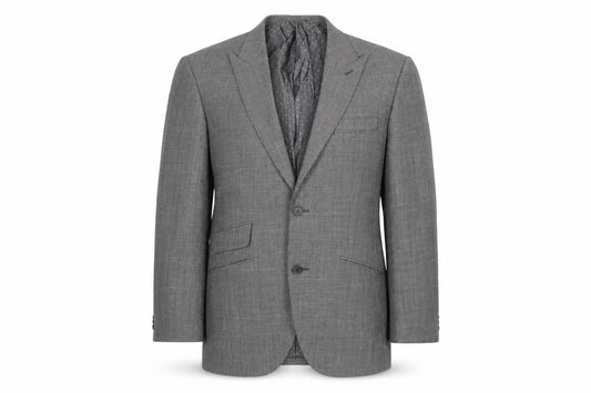 English Laundry Men's Grey Checked Blazer Size 38