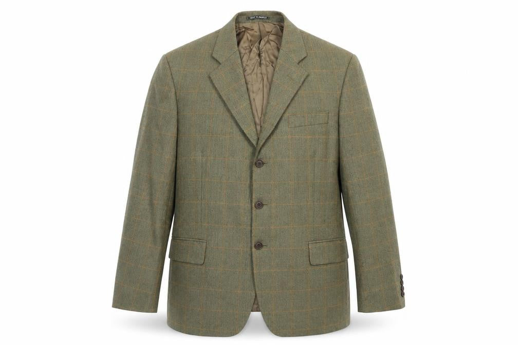 Austin Reed Men's Green Check Blazer, Size 42