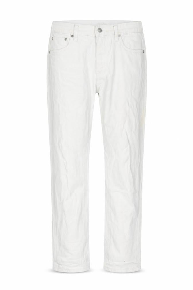 Uniqlo Women's White Denim Jeans Size 12 - Classic Style