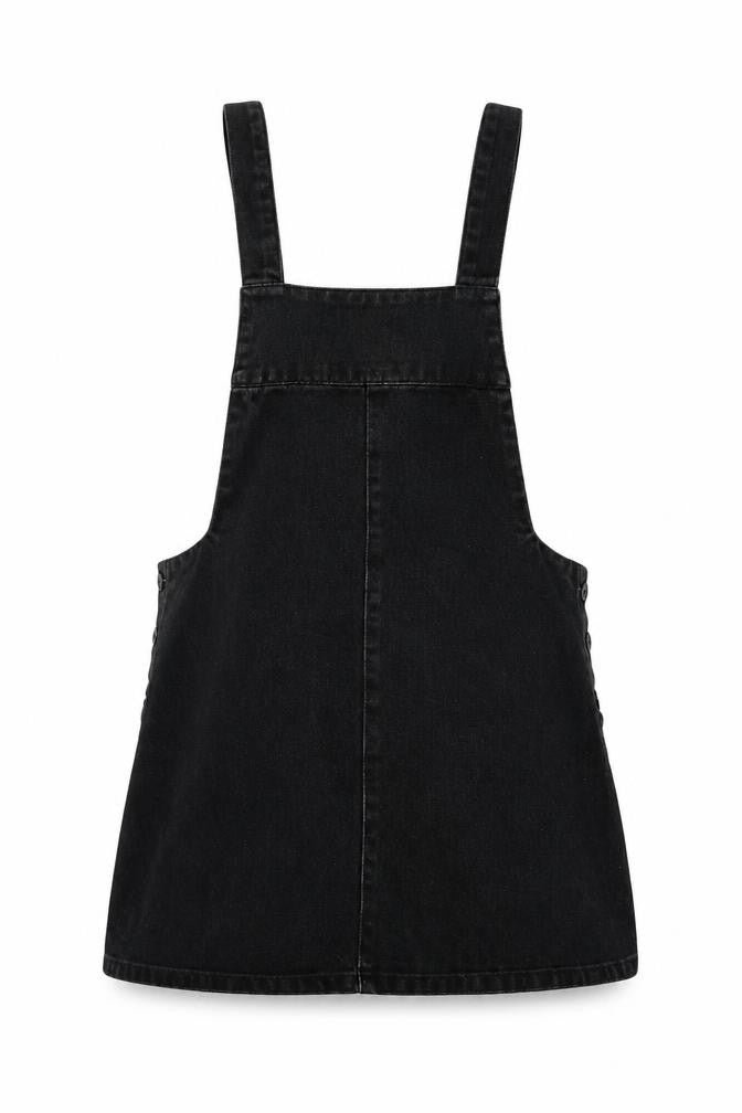 Zara Women's Black Pinafore Dress S