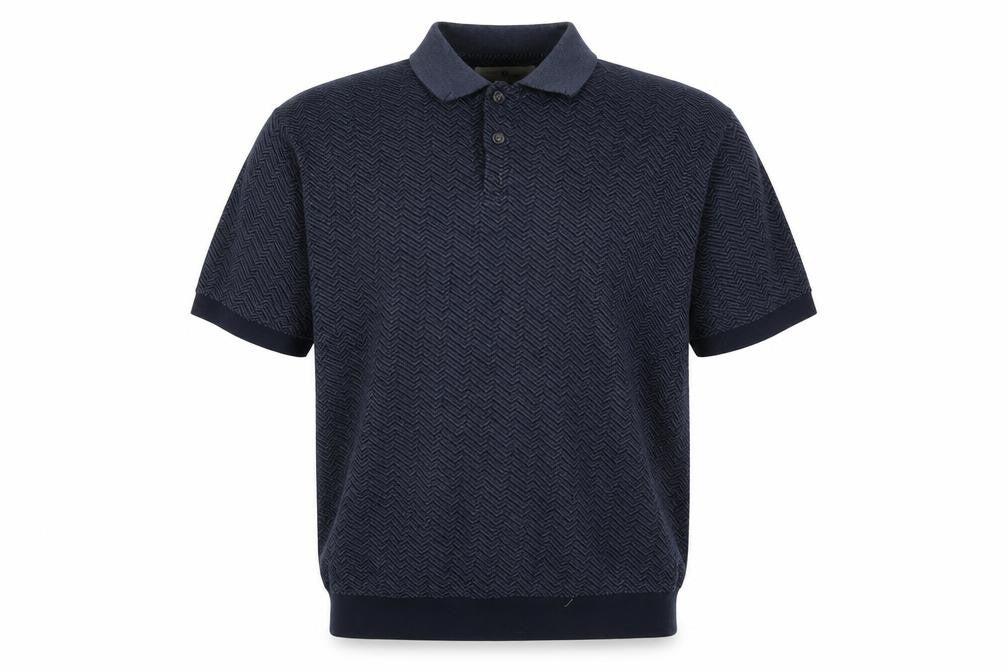 Penmans Men's Black Short Sleeve Polo Size L