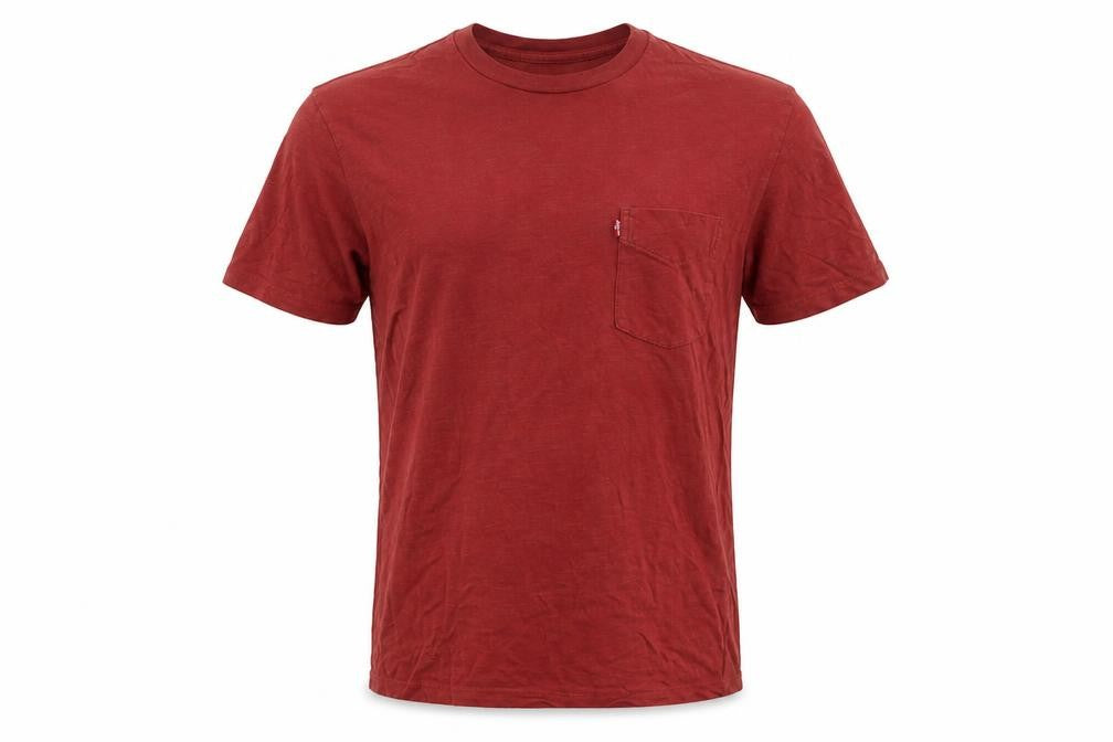 Levi's Men's Red Crew Neck T-Shirt Size S