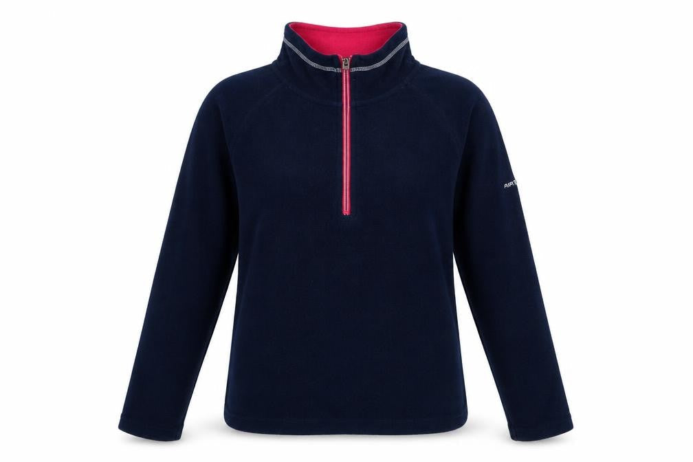 Trespass Women's Blue Mock Neck Fleece Sweatshirt M