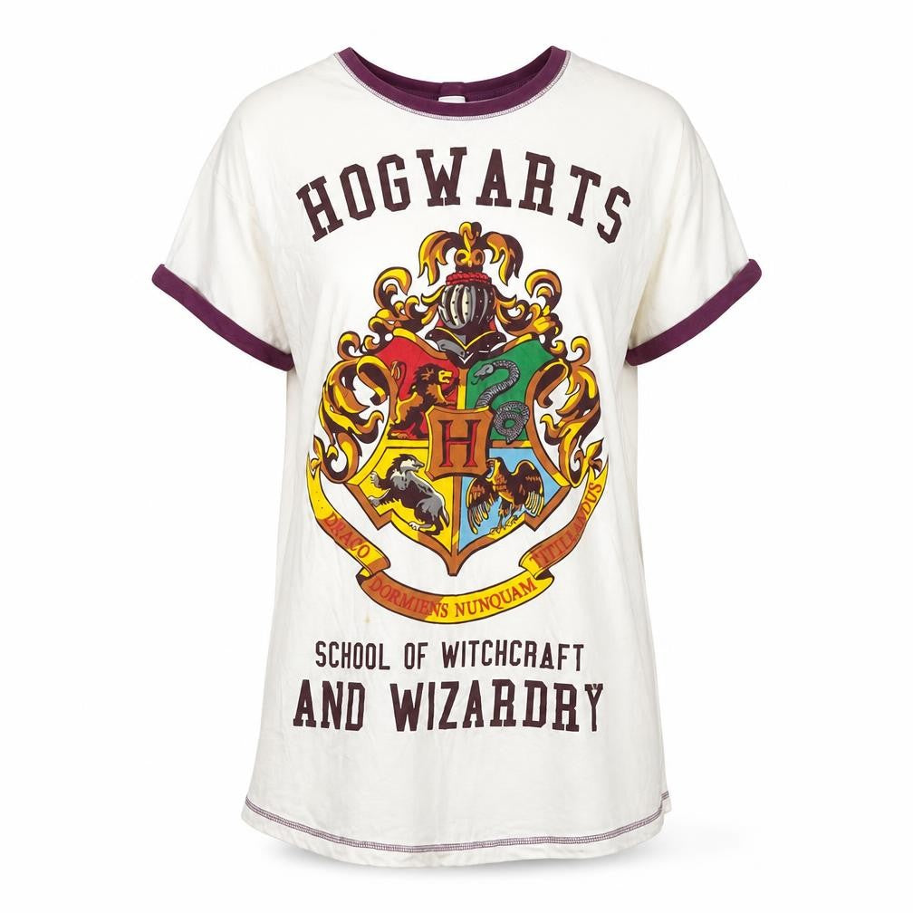 Pyjamas.com Women's White Hogwarts Nightshirt 14-16
