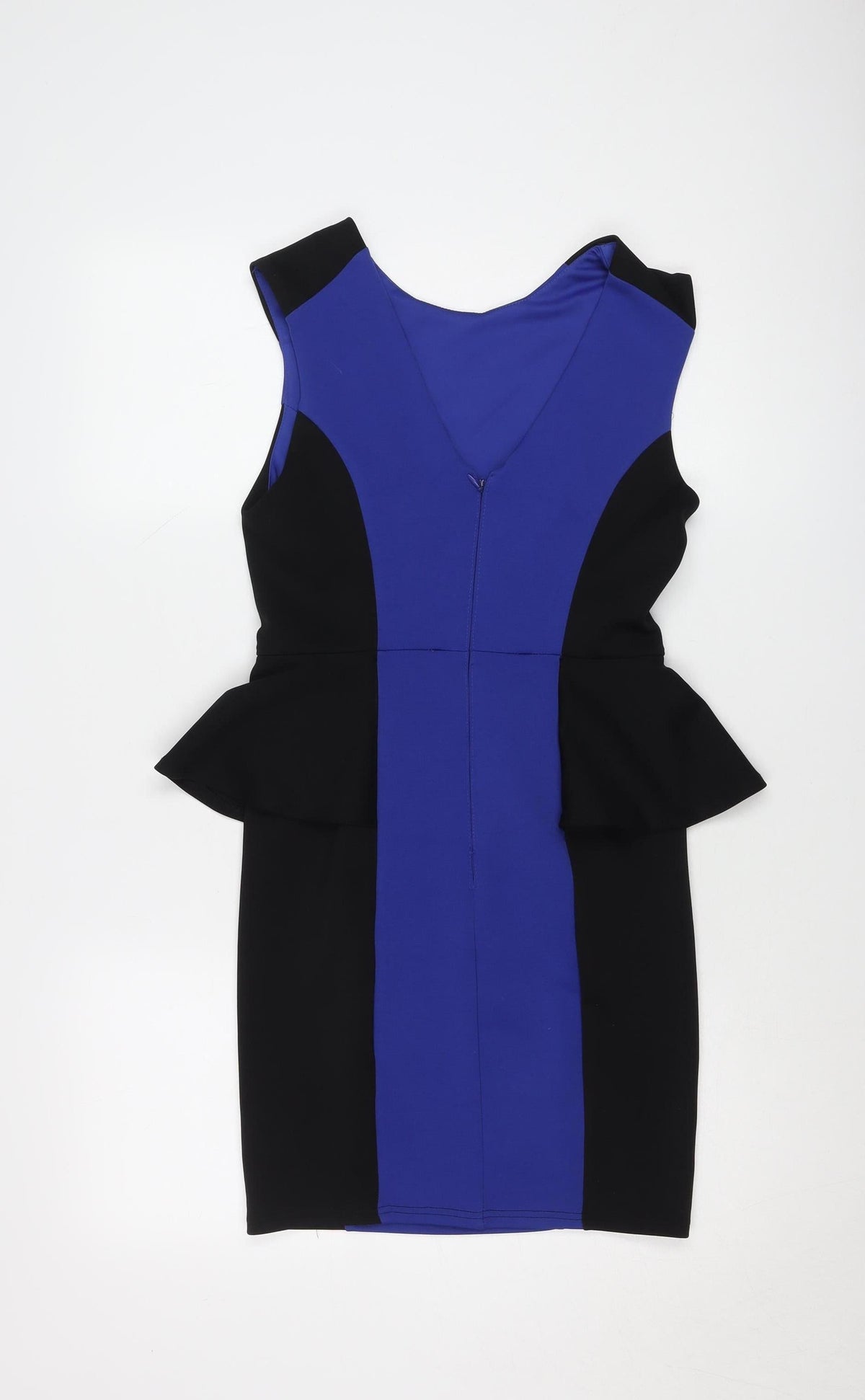 Lipsy Women's Blue Black Bodycon Dress Size 12