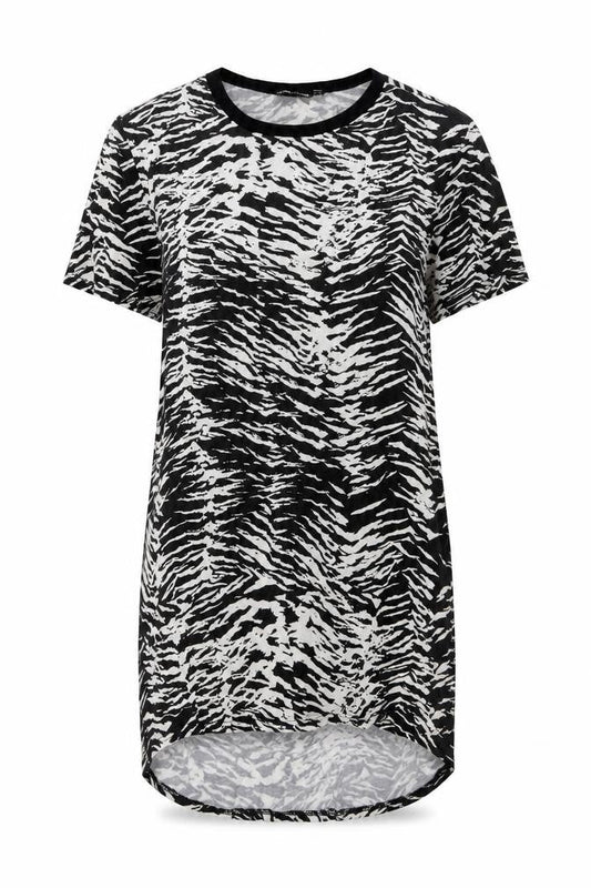 PRETTYLITTLETHING Women's Black T-Shirt Dress, Size 10